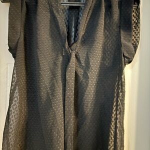 Isabel Marant Black Textured Blouse